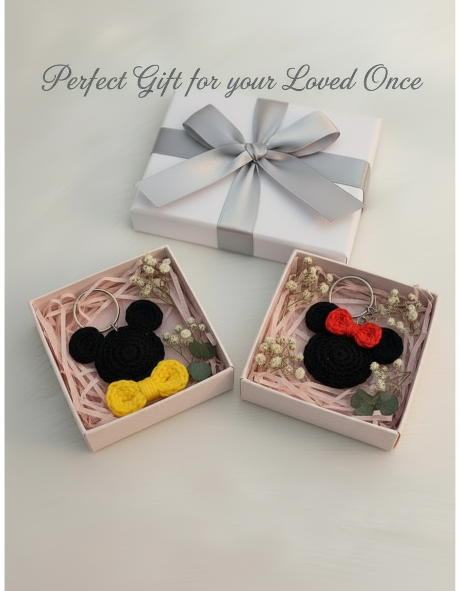 Crochet Mini Character Keychain