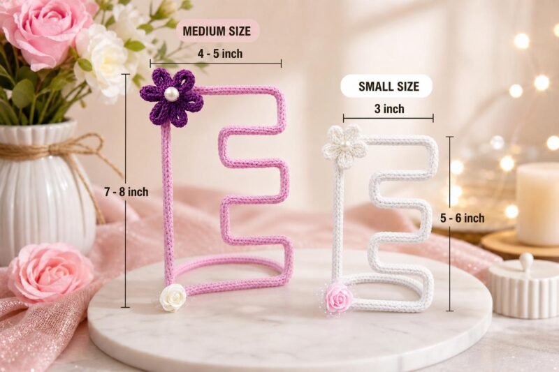 Personalized Crochet Letter, Freestanding Initial Decor, Nursery Shelf Decor, Custom Baby Name Letter, Baby Shower Gift